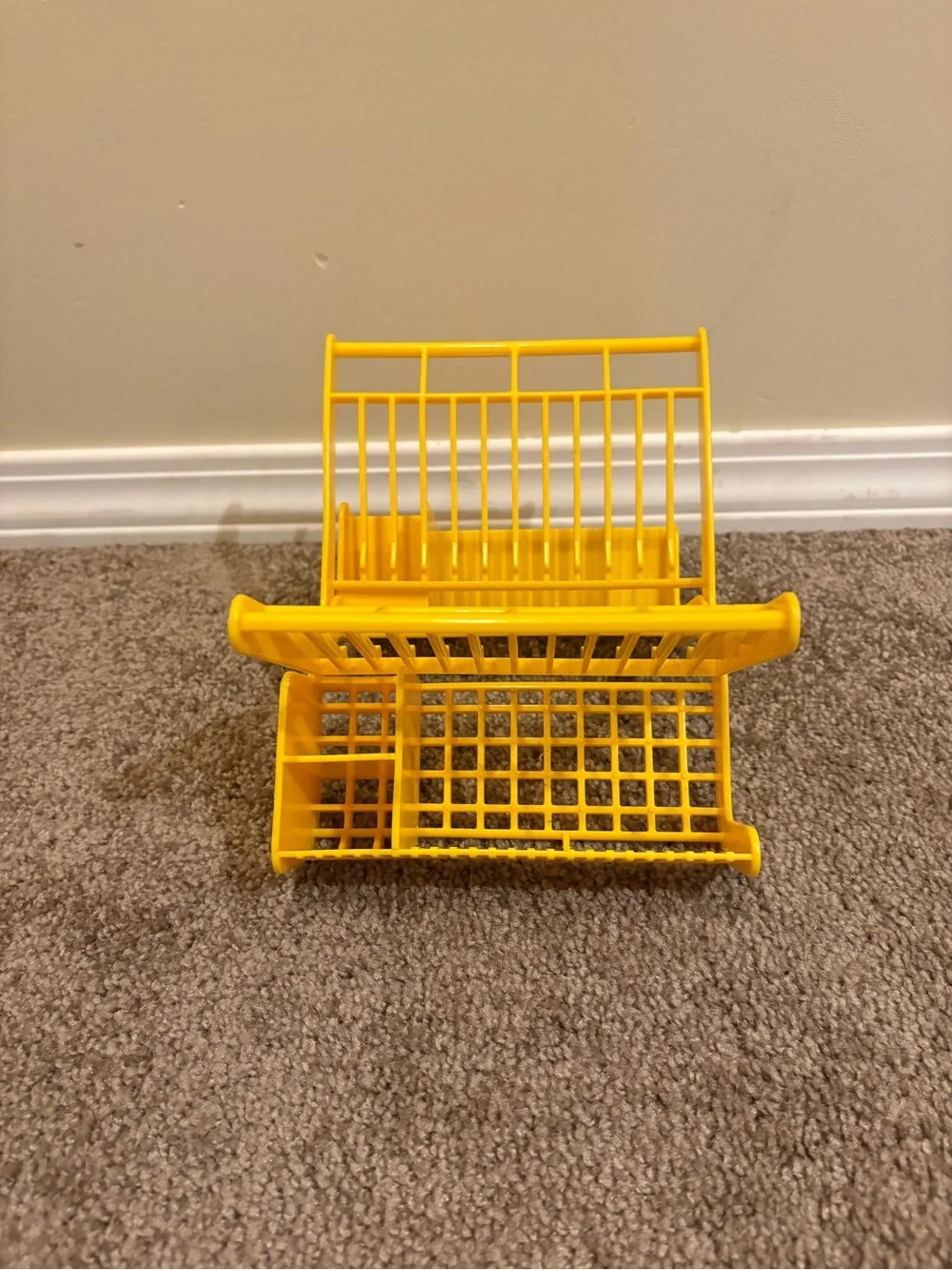 Fisher-Price Vintage Fun with Food Toy Dish Rack